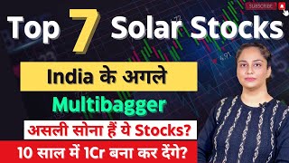 Best Solar Stocks To Buy Now For 2024🔥Solar Stocks In India  Green Stocks  Diversify Knowledge [upl. by Otilegna52]