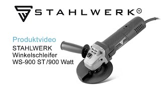 STAHLWERK WS900 ST Winkelschleifer 125 mm mit 900 Watt SchleifenTrennen von Metall Stein Fliesen [upl. by Fantasia]