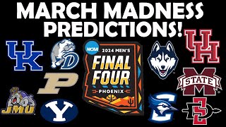 Filling Out Joe Lunardi’s BRACKETOLOGY MARCH MADNESS BRACKET PREDICTIONS [upl. by Zevahc]