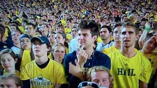 Michigan Fan Knows That ESPN Camera Caught His Facepalming [upl. by Myranda]