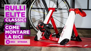 Rulli Elite wheelon come montare la bici per freno a disco e tradizionale [upl. by Demha]