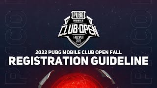 2022 PMCO FALL Ingame Registration Guideline [upl. by Aihcats]