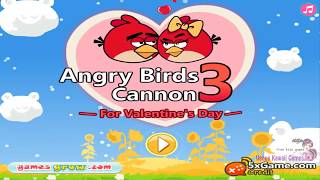 Angry Birds Cannon 3 For Valentines Day [upl. by Ul690]