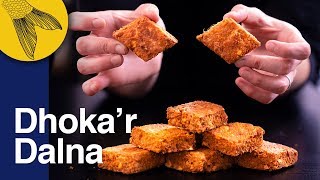 Dhokar Dalna Recipe—Noboborsho Special—Bengali NiramishVegetarian Recipe [upl. by Ida]