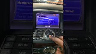 2012 Infiniti EX35 Console Maintenance Reset PART 1 [upl. by Blas843]