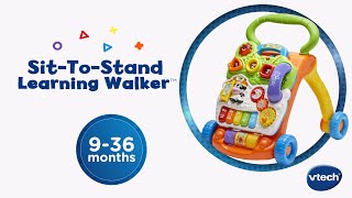 SittoStand Learning Walker™  Demo Video  VTech® Baby [upl. by Stronski]