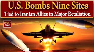 US Fury Unleashed Nine Targets Bombed in IranAligned Territories [upl. by Elrebma851]