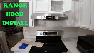 Installing a Zline Range Hood [upl. by Aylat]