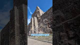 Carrickfergus Castle 🏰 and Harbour ⛵ carrickfergus northernireland ☺️ [upl. by Hilbert755]