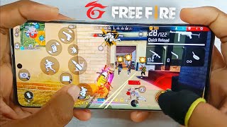 Solo Vs Squad Free Fire Handcam World Fastest 3 Finger Hud Gameplay In Br Ranked With Poco X6 Pro ⚡ [upl. by Ri]