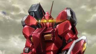 Gundam Build Fighters Try  Gundam The End vs Gundam Amazing Red Warrior [upl. by Aloel]