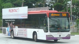 SBS Transit Express Bus Service 506 SBS6072D Full Trip Direction 2 [upl. by Hait362]