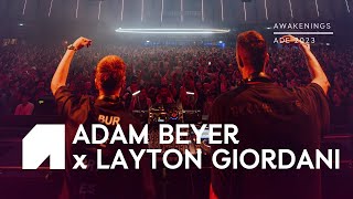 Adam Beyer x Layton Giordani  Awakenings x Drumcode ADE 2023 [upl. by Lecrad621]