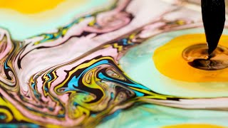 The Art of Suminagashi Japanese Marbling  Craft Therapy  Apartment Therapy [upl. by Orrocos941]