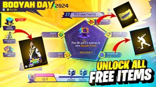 Booyah Day Event 2024  Free Fire New Event  BR Ranked Season 42 Reward [upl. by Asselim]