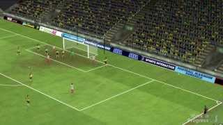 PreBeta FM14 Match Engine Footage English version [upl. by Burtis]