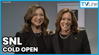 SNL Kamala Harris amp Maya Rudolph Cold Open Cameo [upl. by Arihsay65]