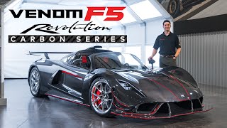 Carbon Fiber Perfection  Venom F5 Revolution Roadster  Carbon Series Revealed [upl. by Htabazile]