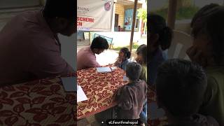 Health check up at govt school ☺️😊lifewithnehapal trendingshorts children music fun [upl. by Llet]