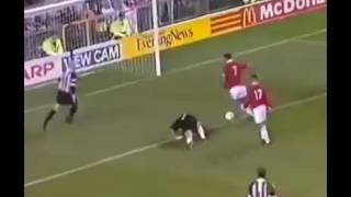 Eric Cantona Amazing goal Manchester United vs Newcastle [upl. by Etteuqal]