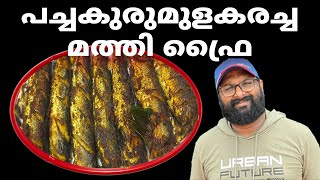 പച്ച കുരുമുളകിട്ട മത്തി ഫ്രൈ 😋😋I Sardines green pepper fry fish fry recipe [upl. by Assirhc]