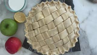 How to Make a Lattice Pie Top  Easy Tutorial [upl. by Roland99]