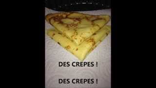 Recette délicieuse de crêpes [upl. by Attikram]