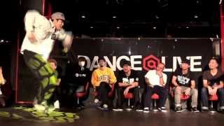 SHUTAold skillz vs ブラザーボムPSYCHOPATHFUNK☆Z DANCELIVE 2014 HOKKAIDO 4STYLE FREESTYLE【FINAL】 [upl. by Aihseyn]