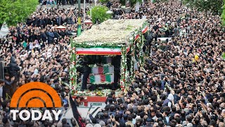 Iran begins funerals for President Raisi killed in helicopter crash [upl. by Luby]