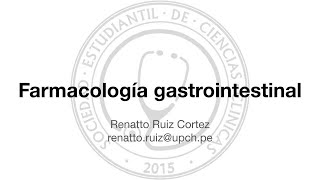 Farmacología gastrointestinal [upl. by Gary305]