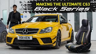 Respray amp Retrim Recreating The Infamous C63 AMG Black Series [upl. by Keeton]