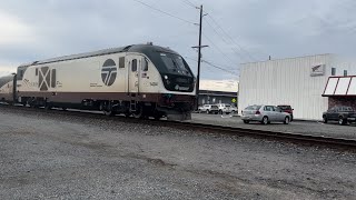 Amtrak 1404 leads train 516 through Burlington WA [upl. by Audrie]