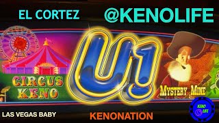 20cards Keno from El Cortez New Pattern Las Vegas kenolife kenonation Kenolife [upl. by Sedlik102]