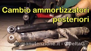 Cambio ammortizzatori posteriori Fiat Punto mk2 [upl. by Anirad]