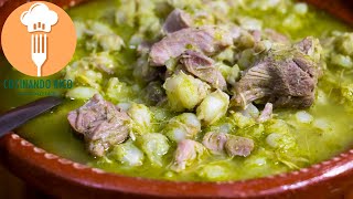 Pozole Verde Mexicano Cocinando Rico [upl. by Mandych]