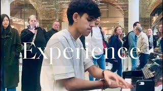 Teenager STUNS crowd with “Experience” public piano cover [upl. by Ahael]