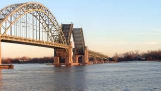 Tacony Palmyra Draw bridge Opening [upl. by Corby636]