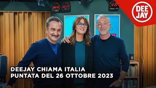 Deejay Chiama Italia  Puntata del 26 ottobre 2023  Ospite Paola Cortellesi [upl. by Nnylarat107]