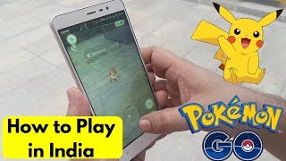 How to play Pokemon Go in India  Gameplay [upl. by Aitnohs]