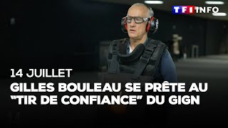 14 juillet  Gilles Bouleau se prête au quottir de confiancequot du GIGN [upl. by Martine267]