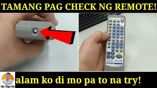 PAANO MAG CHECK NG REMOTE  TUTORIAL [upl. by Margaret]