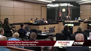 Timothy Ferriter sentenced to 5 years in prison for abusing teenage son who he locked in a box fo [upl. by Ytnom]