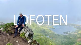 HIKING REMOTE MOUNTAIN ON LOFOTEN ISLANDS [upl. by Arv]