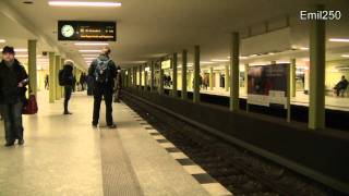 UBahn Berlin U6 nach AltMariendorf fährt in UBhf Leopoldplatz ein 30012010 [upl. by Nalak978]