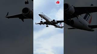 AIR France 🇫🇷 ♥️ super landing aviationviralvideo feedshortsavgeek BirminghamTravelling2024 [upl. by Celin]