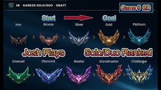 Josh plays Ranked League of Legends Solo Duo 20 [upl. by Eneres]