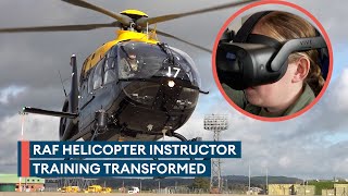 RAF using VR technology to replicate realworld flying [upl. by Furtek]