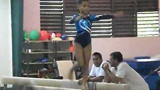 Alondra Díaz Viga Nivel 4 Competencias Albergue Olimpico de Salinas Mayo 24 [upl. by Elleinwad391]