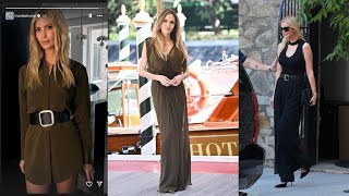 Ivanka Trump joins Jennifer Lopez and Angelina Jolie in summer to fall fashion trend [upl. by Naesad]