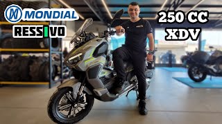 Piaggio Motorlu Xdv  Mondial Ressivo 250  Türkiyede İlk kez Motosiklet Vizyonunda [upl. by Munroe]